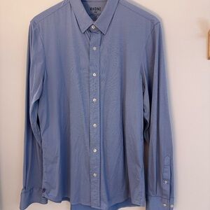 Rhone Men's Light Blue Dress Shirt